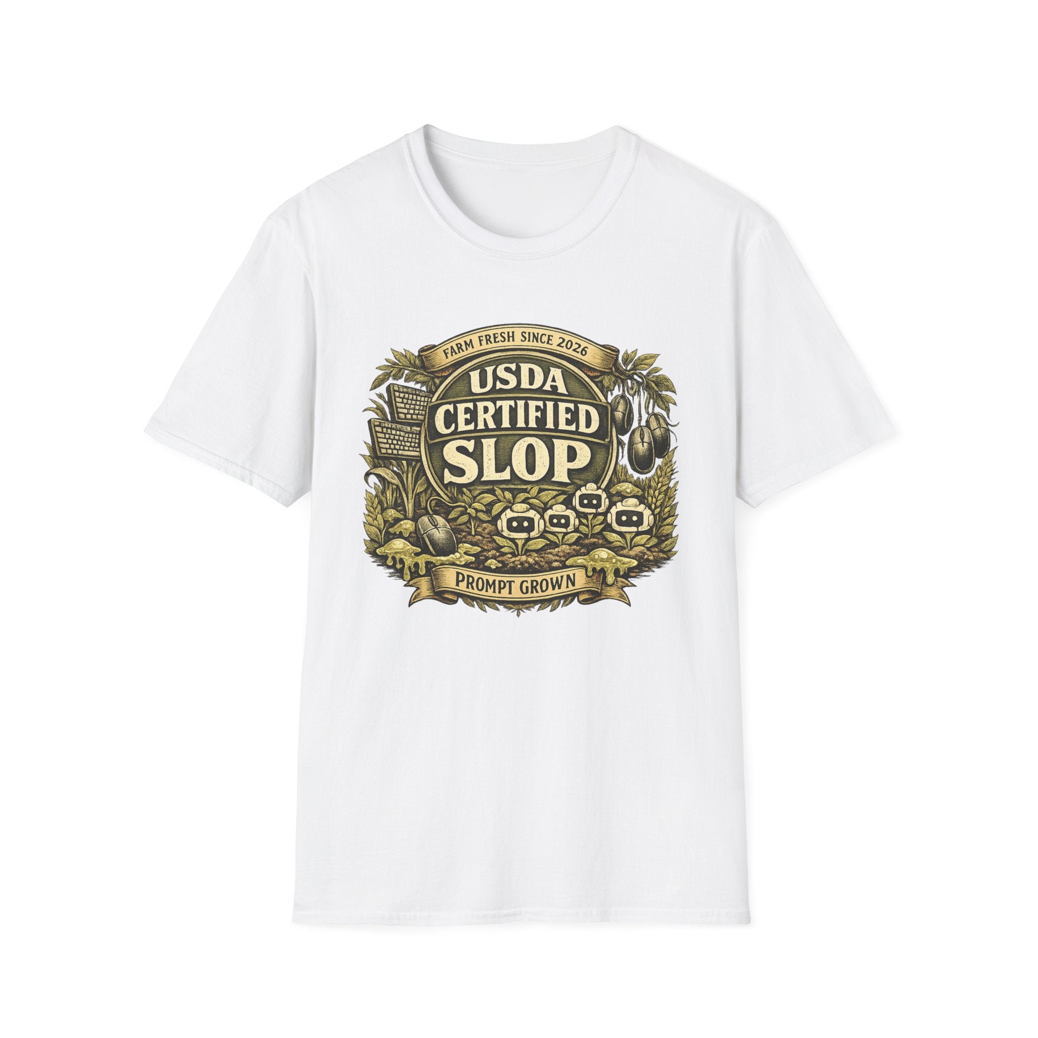 USDA Certified Slop Graphic T-Shirt
