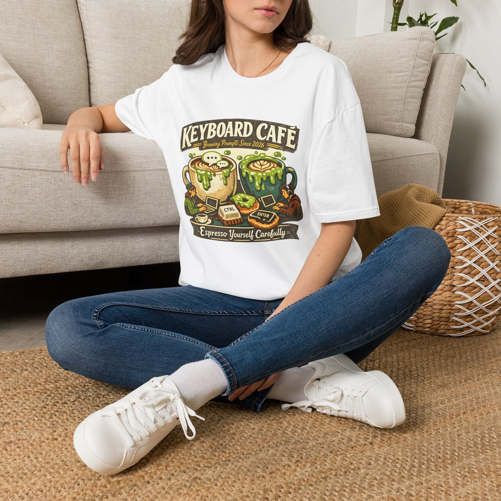 Keyboard Cafe Graphic T-Shirt
