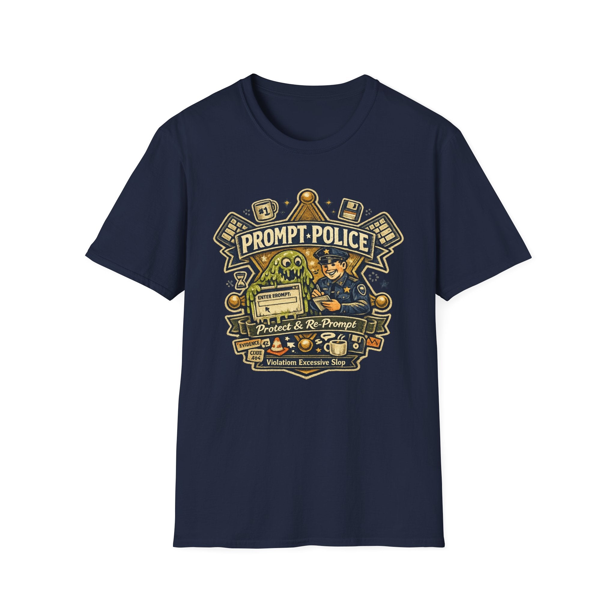 Prompt Police Graphic T-Shirt