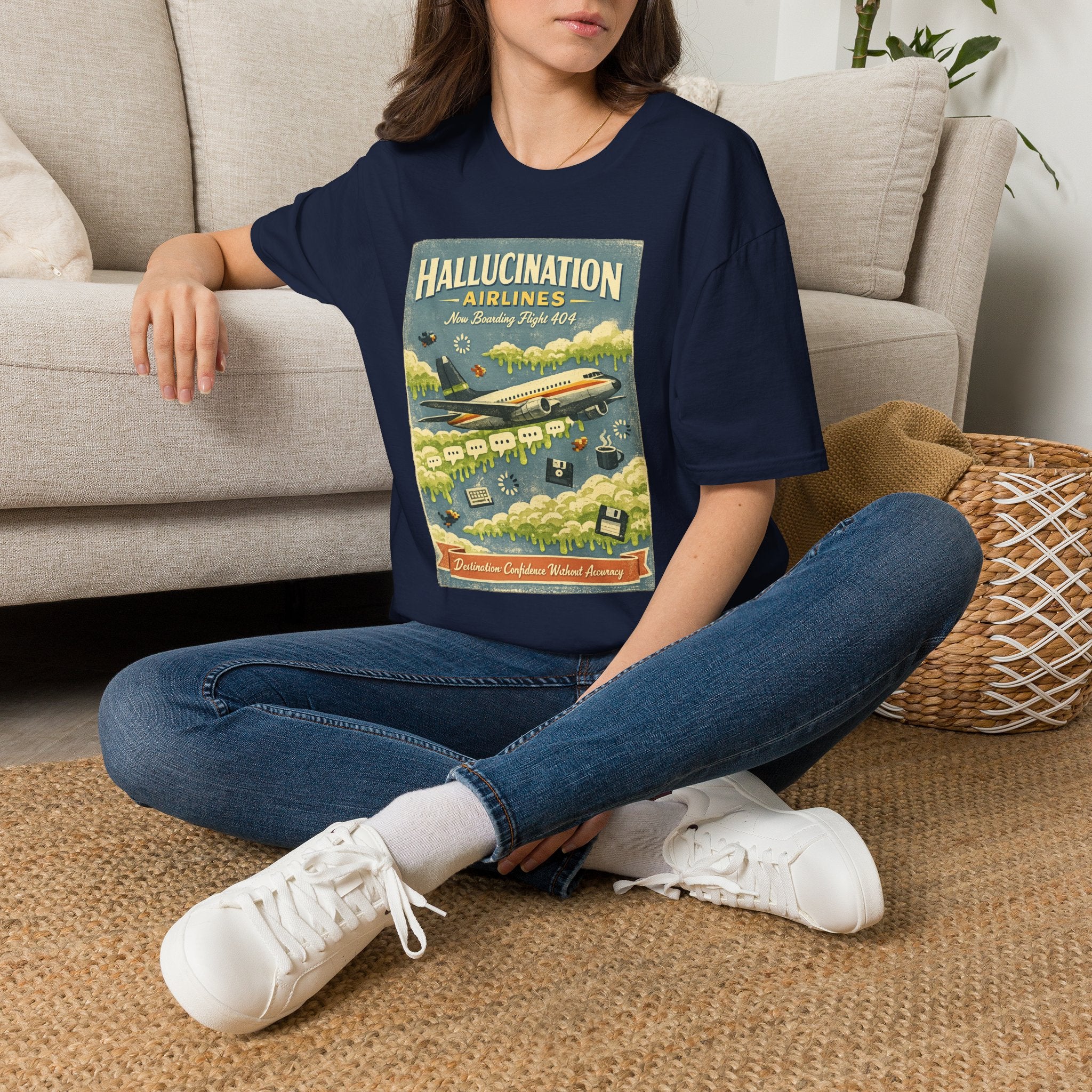 Hallucinations Airlines Graphic T-Shirt