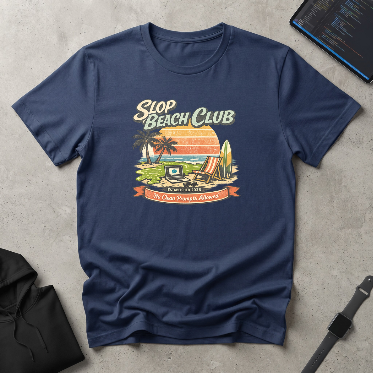 Slop Beach Club Graphic T-Shirt