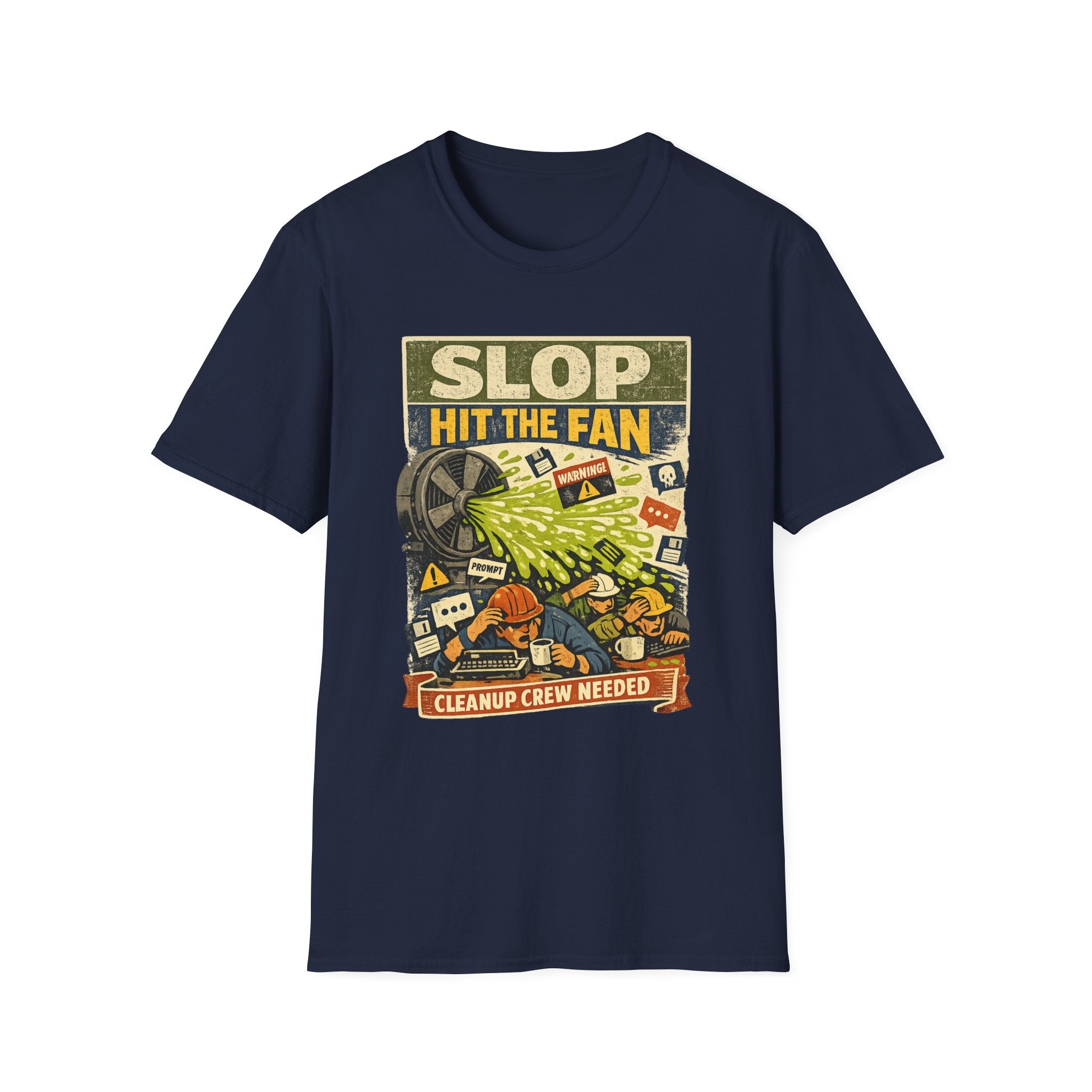 Slop Hit The Fan Graphic T-Shirt