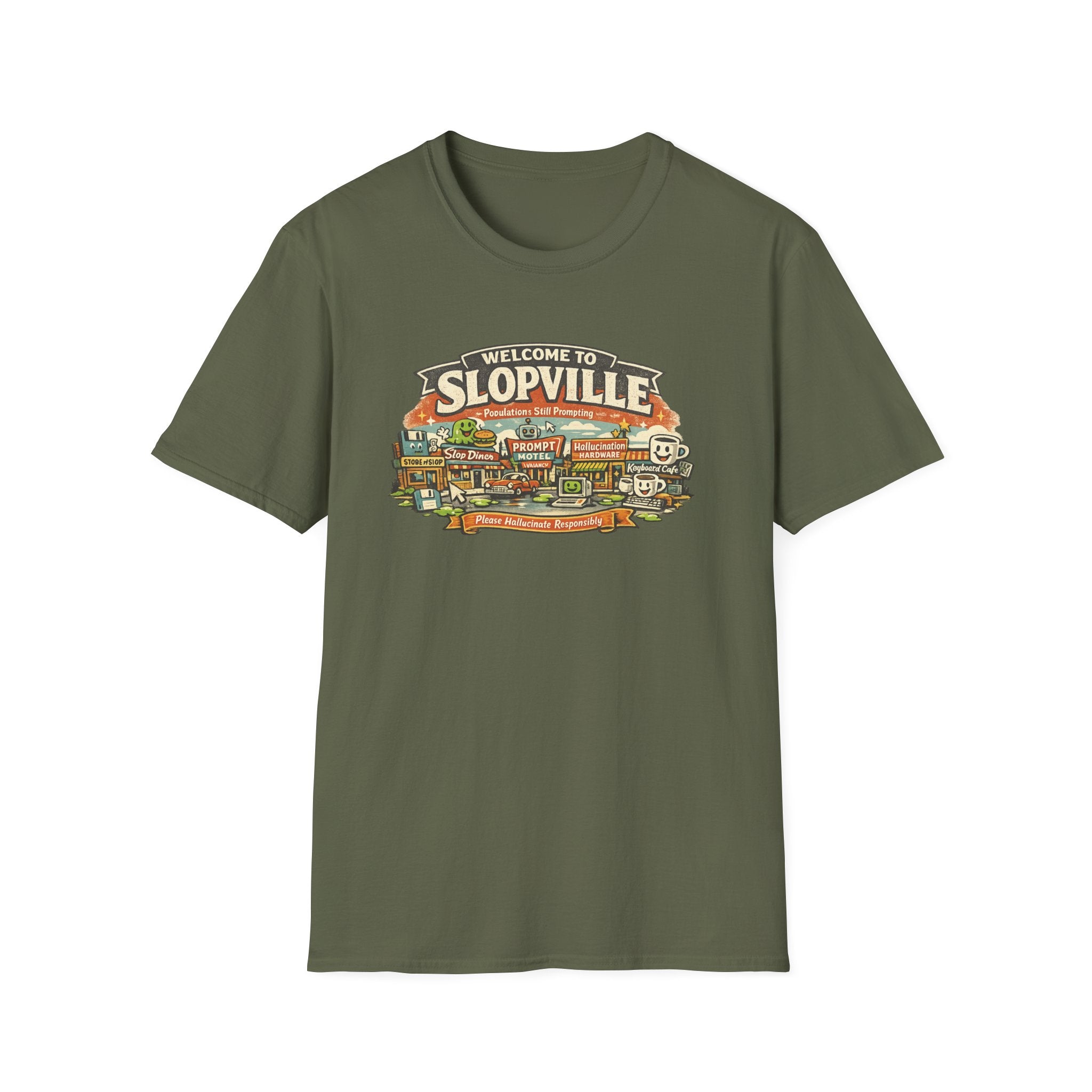 Welcome to Slopville Graphic T-Shirt