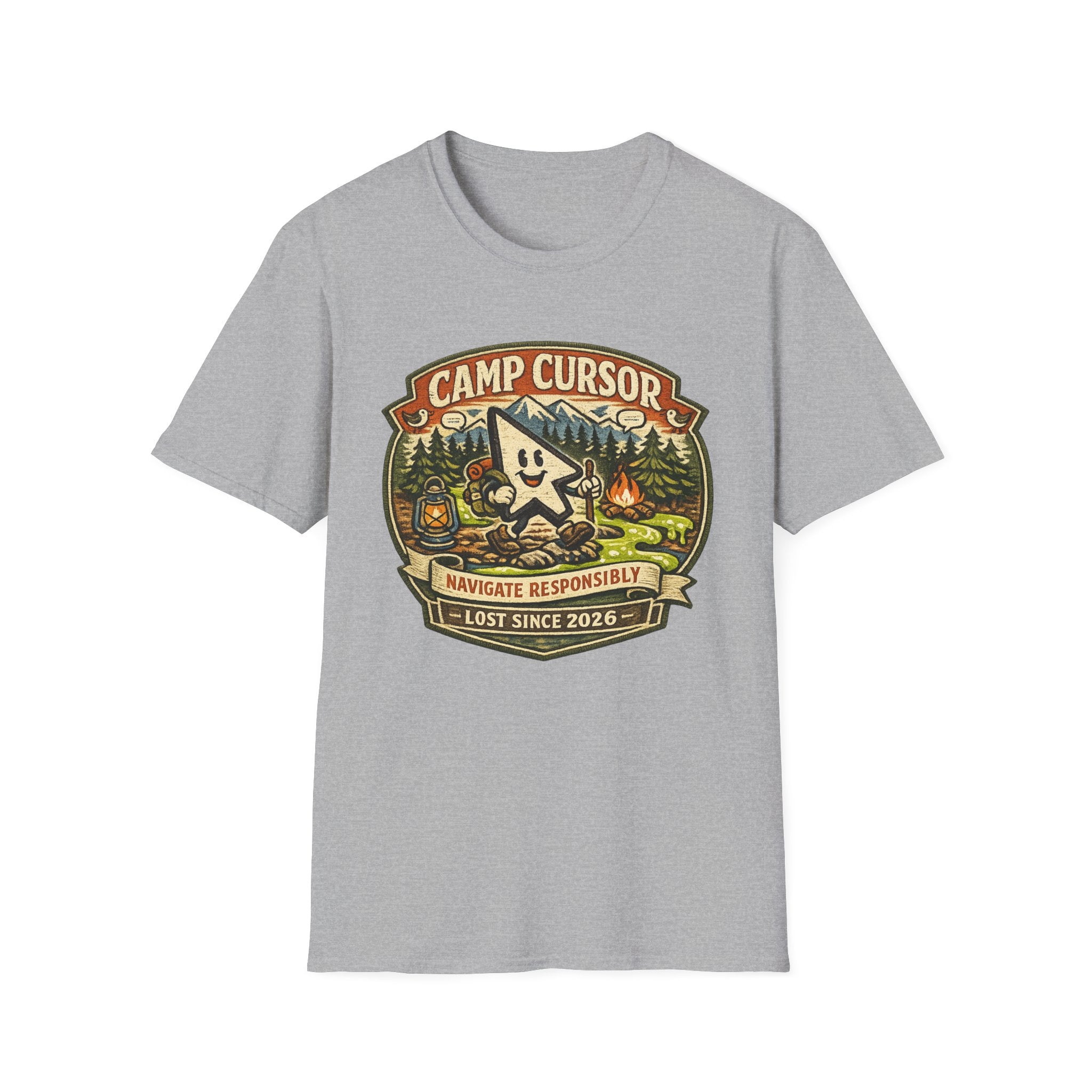 Camp Cursor Graphic T-Shirt