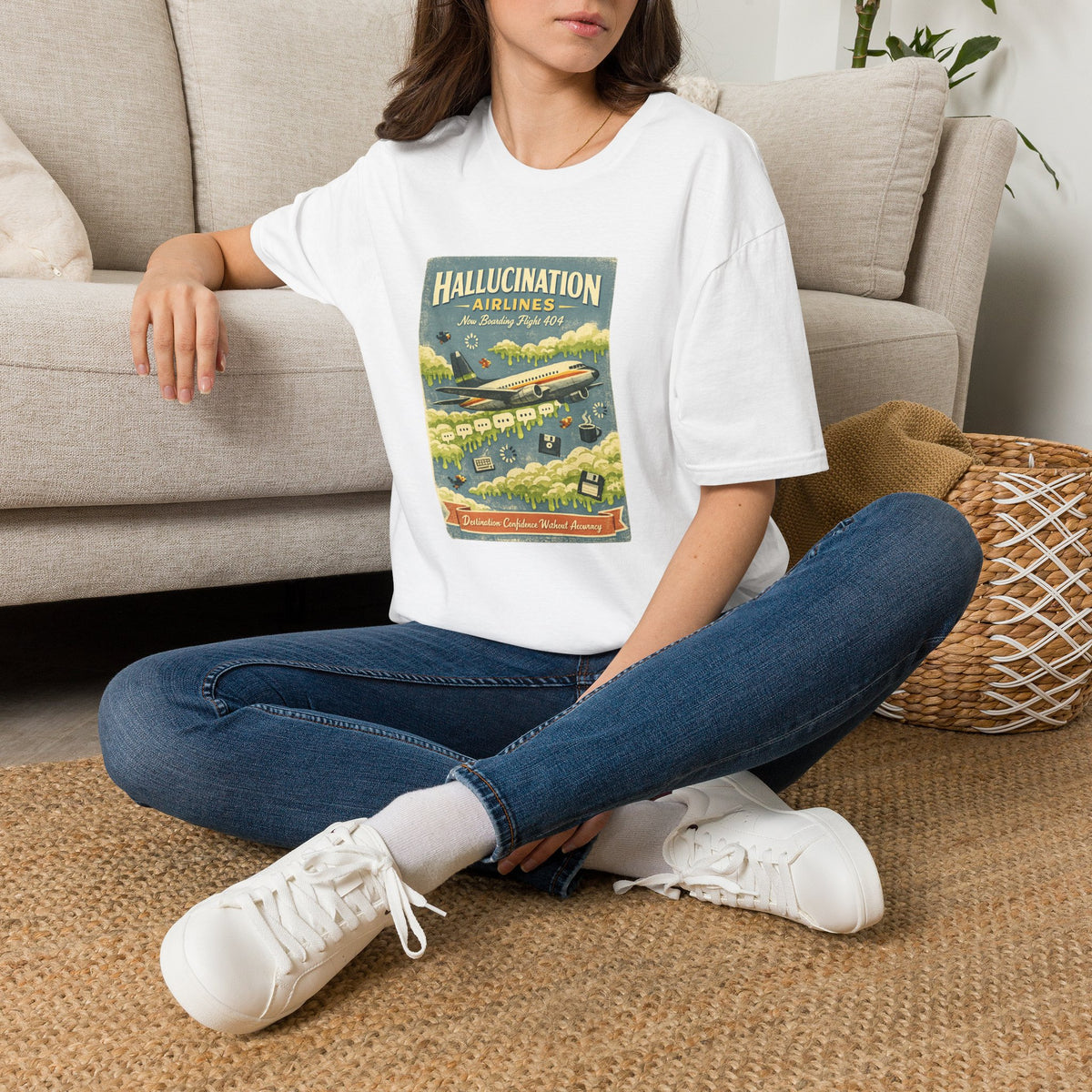 Hallucinations Airlines Graphic T-Shirt