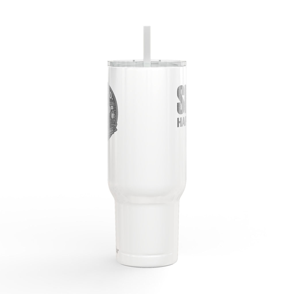 40oz Engraved Insulated Tumbler - "Certified Piece of Slop" Travel Mug with Lid & Straw