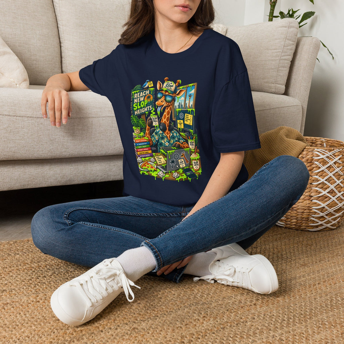 Animal Slop Giraffe 2 T-Shirt