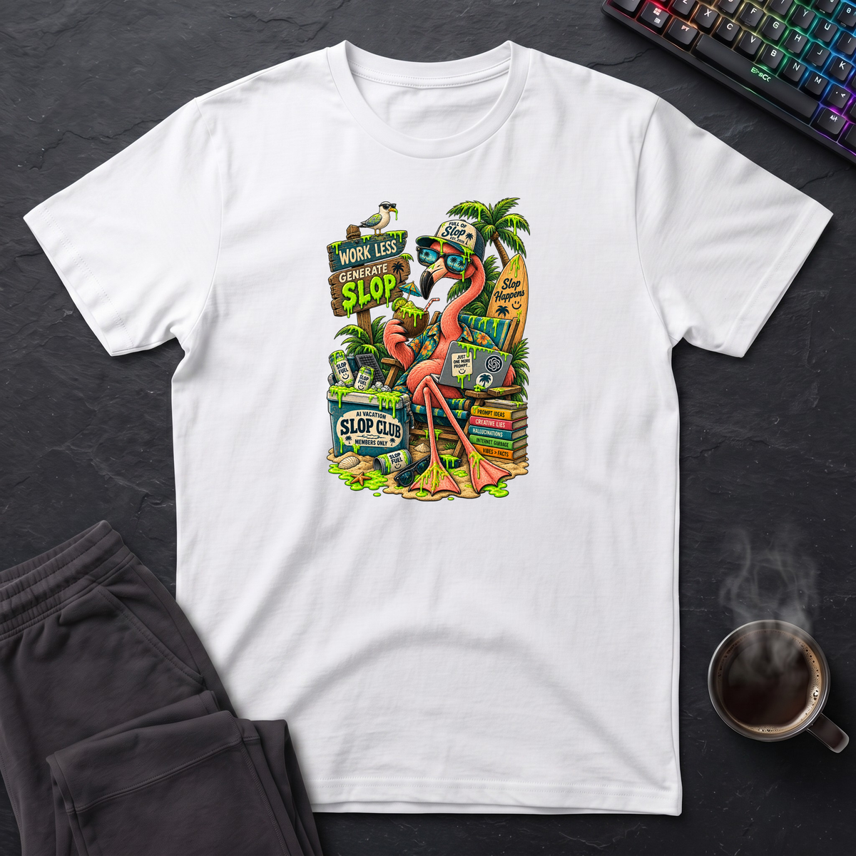 Animal Slop Flamingo T-Shirt