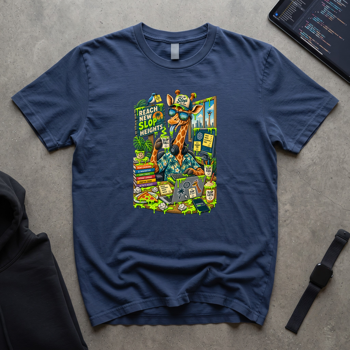 Animal Slop Giraffe 2 T-Shirt