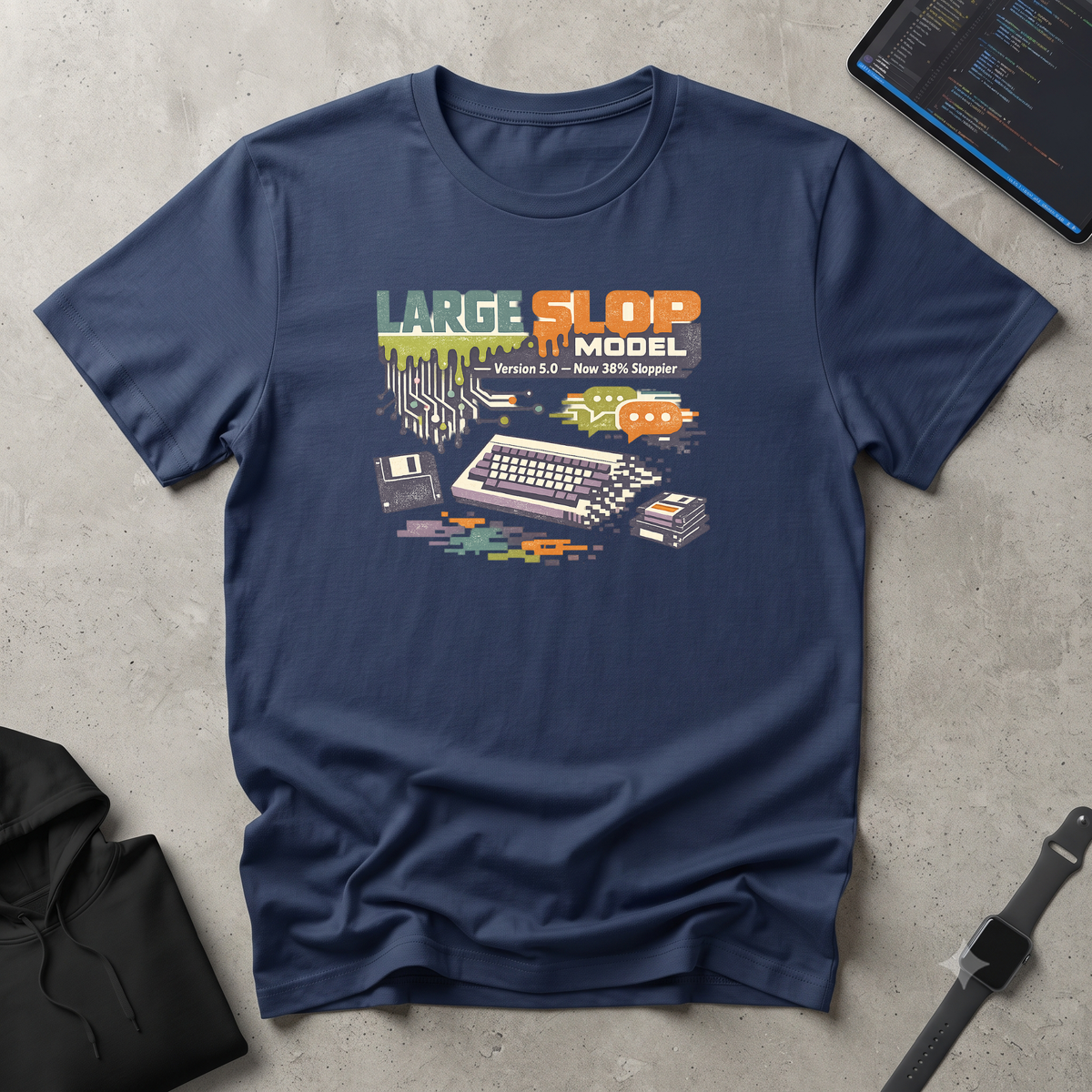 Large Slop Model Graphic T-Shirt