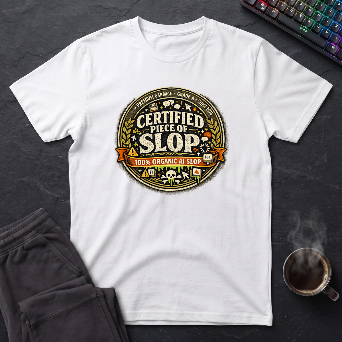 Certified Piece of Slop Graphic T-Shirt