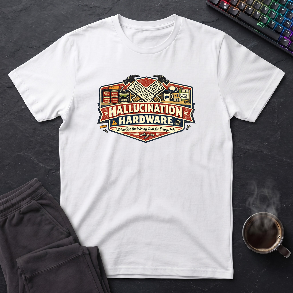 Hallucination Hardware Graphic T-Shirt