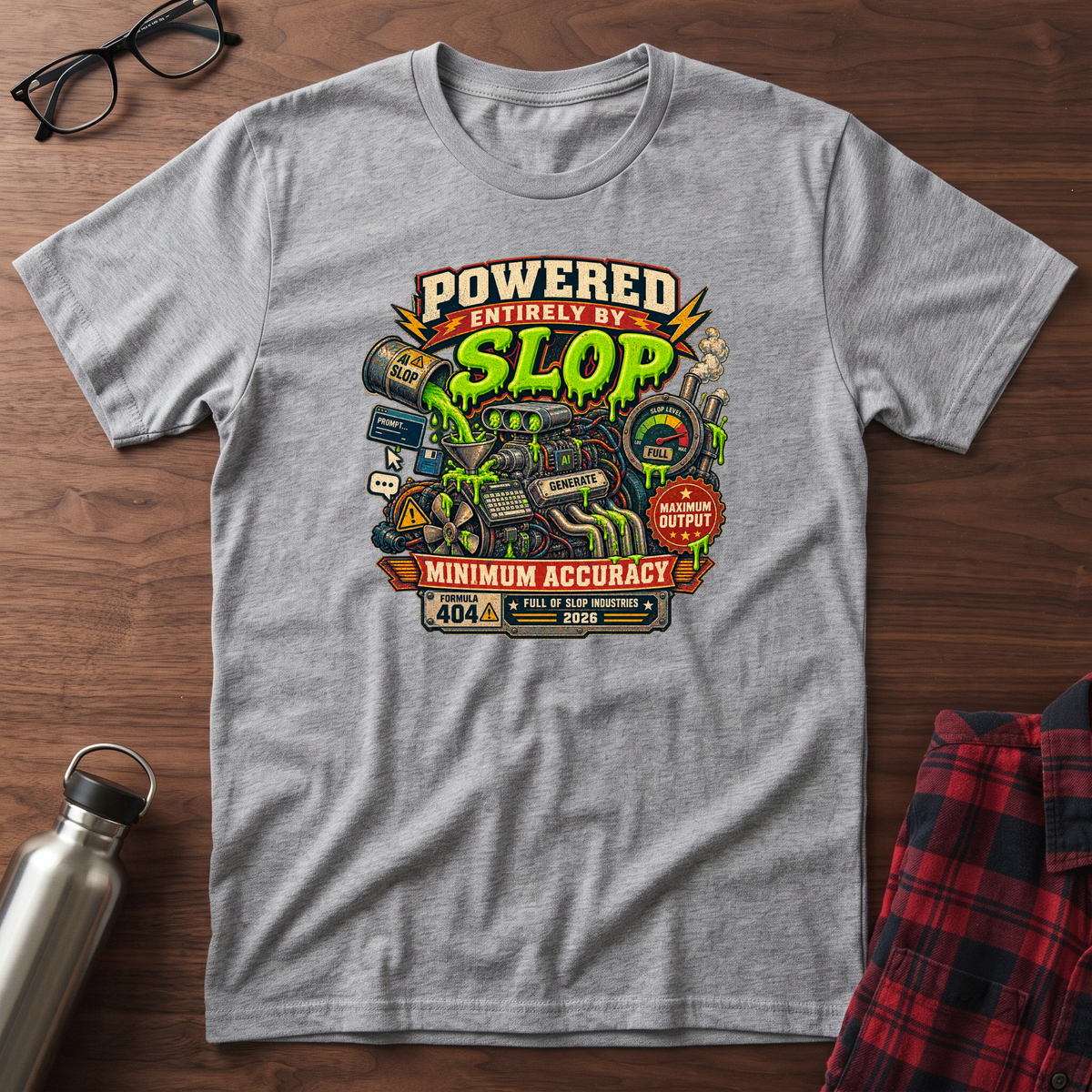 Powered Entirely By Slop T-Shirt