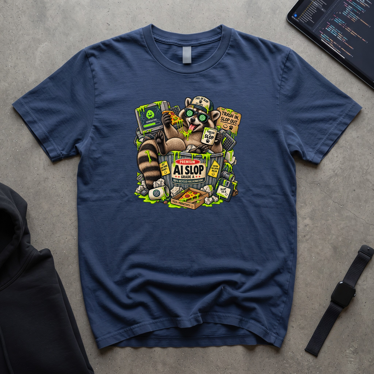 Animal Slop Raccoon 2 T-Shirt