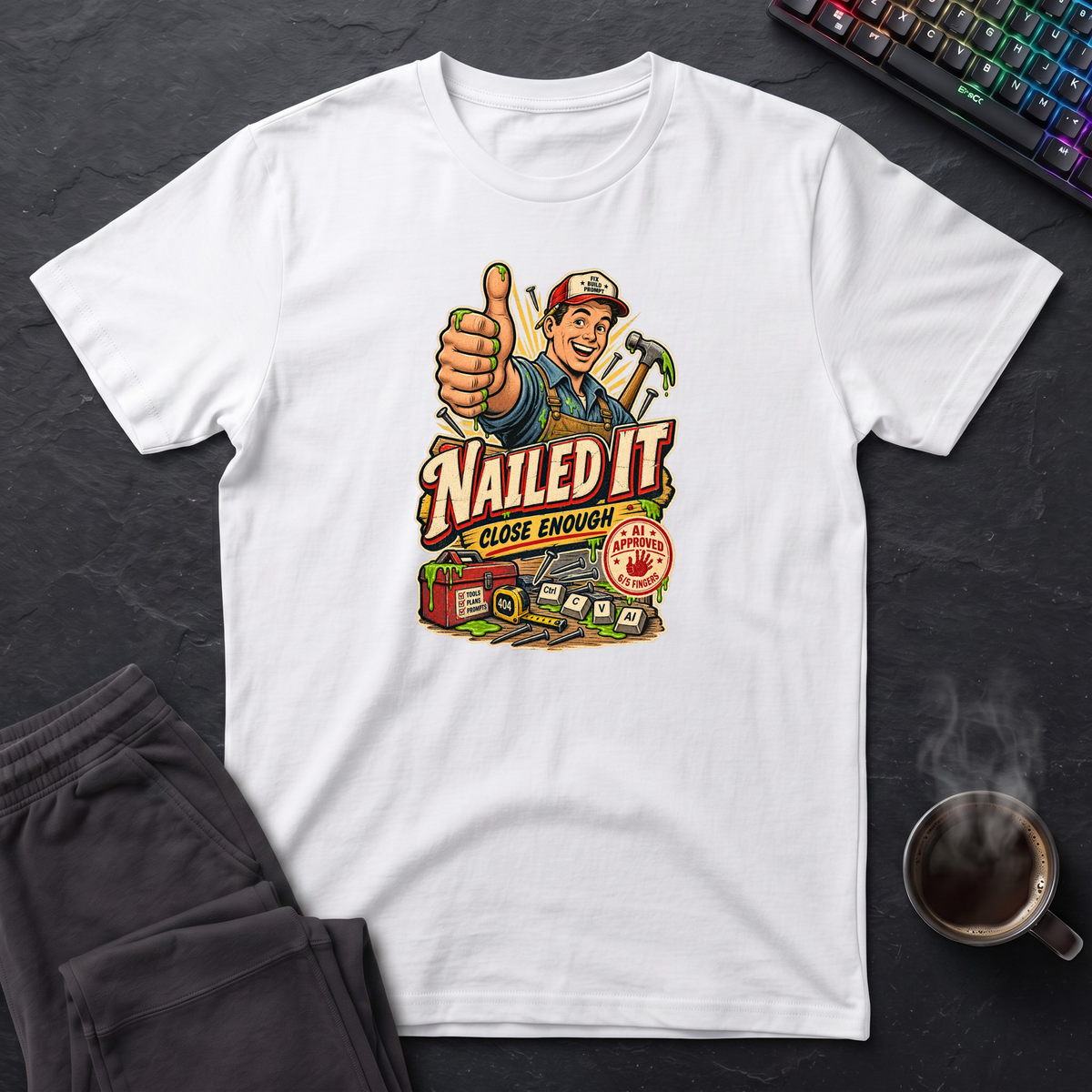 Nailed It Close Enough T-Shirt